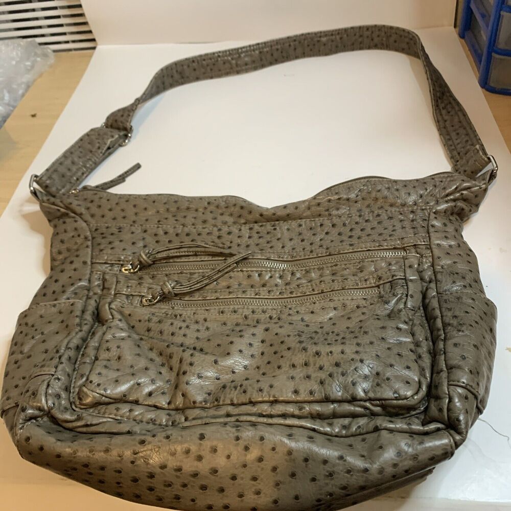 Large Bueno Green Faux Leather Purse Supple